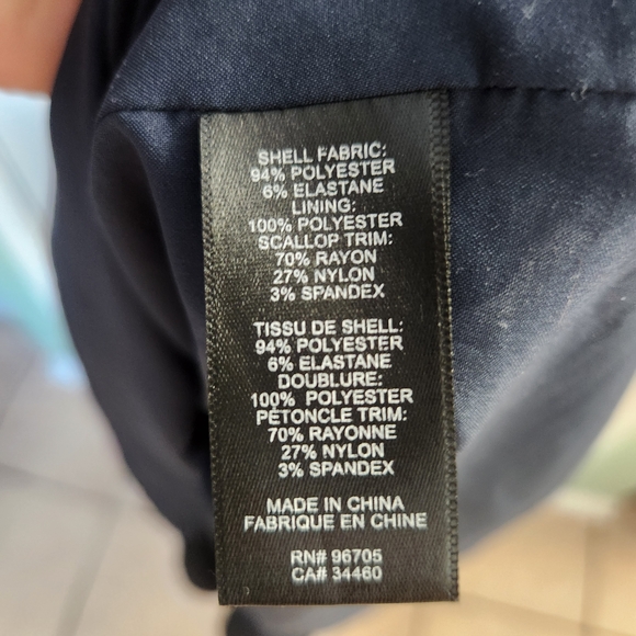 Rebecca Taylor Size Large Textured Chevorn V Neck Dress Mermaid Skirt $398 MSRP - Picture 5 of 8